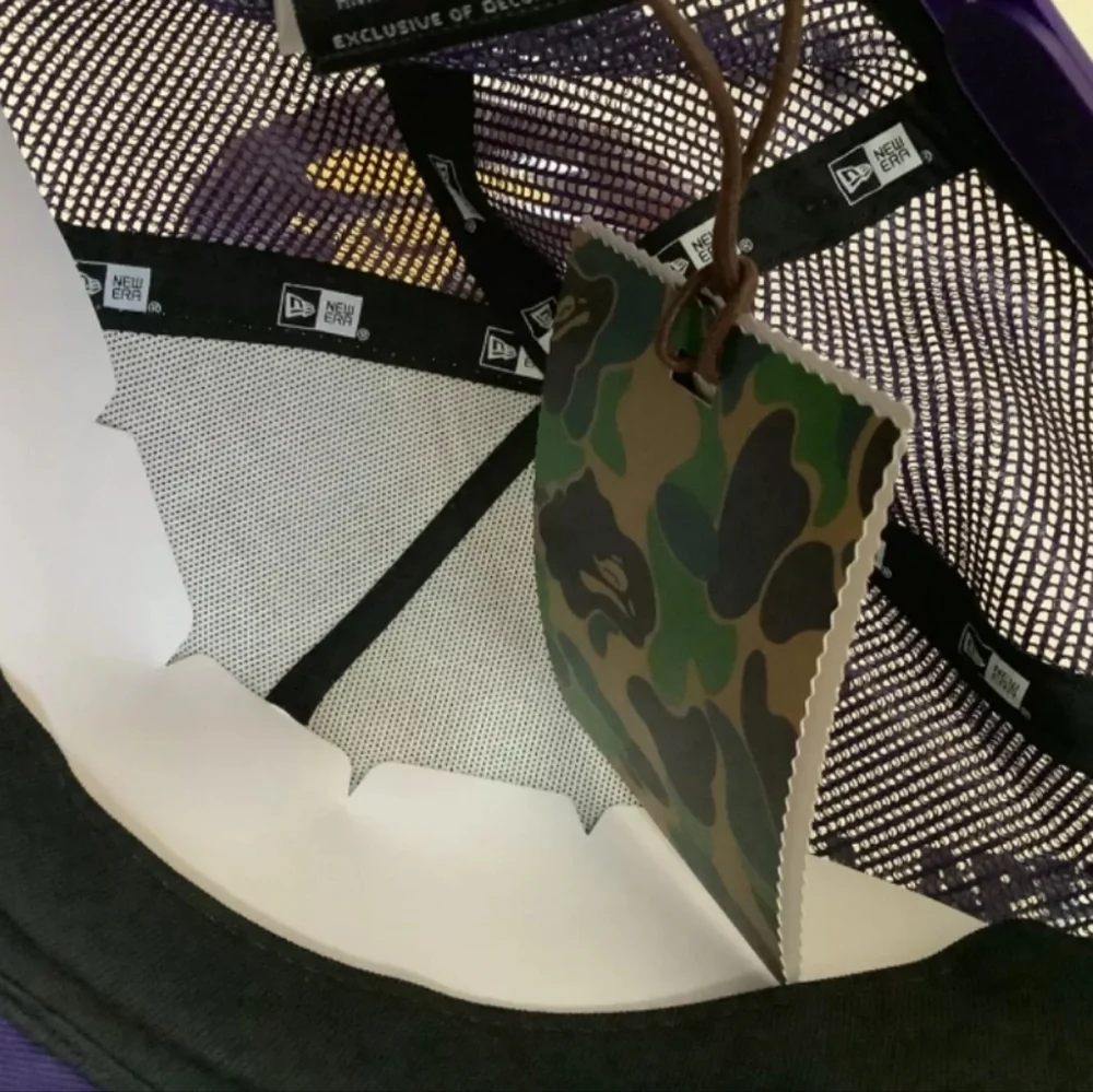 Bape Purple and White New Era Cap  ‼️ NEW ‼️ - Picture 6 of 8